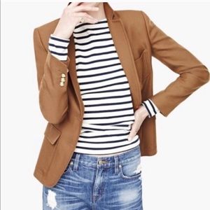 J. Crew Schoolboy Blazer in Tan/Camel